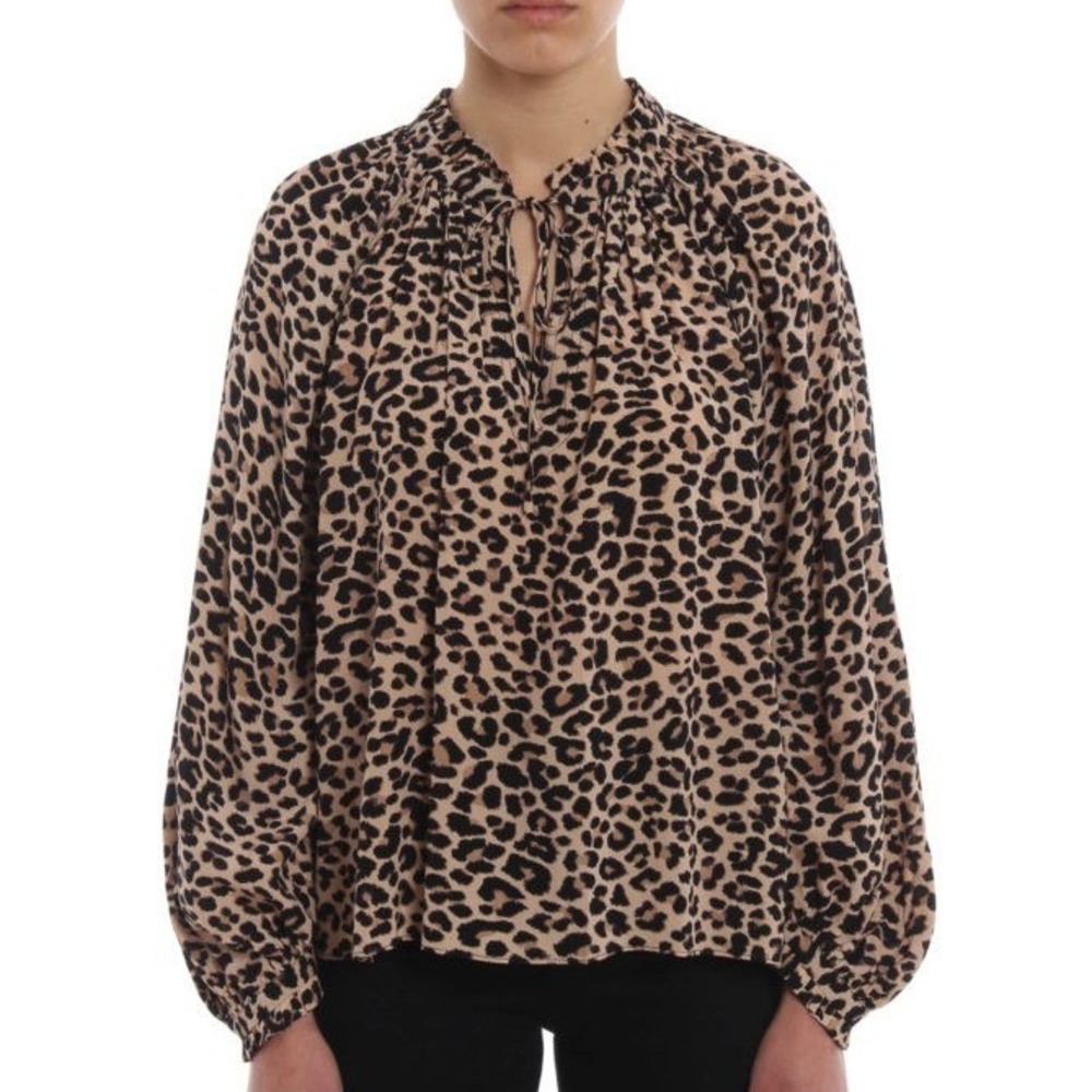 Zadig & Voltaire Theresa Leo Print Blouse - Picture 2 of 13
